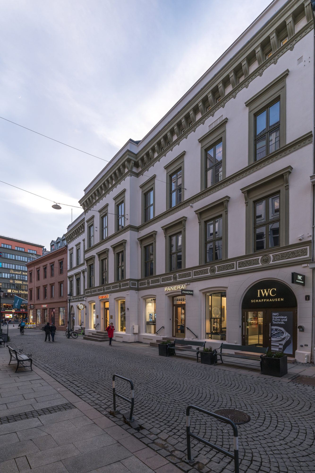 IWC Schaffhausen butikk på gaten