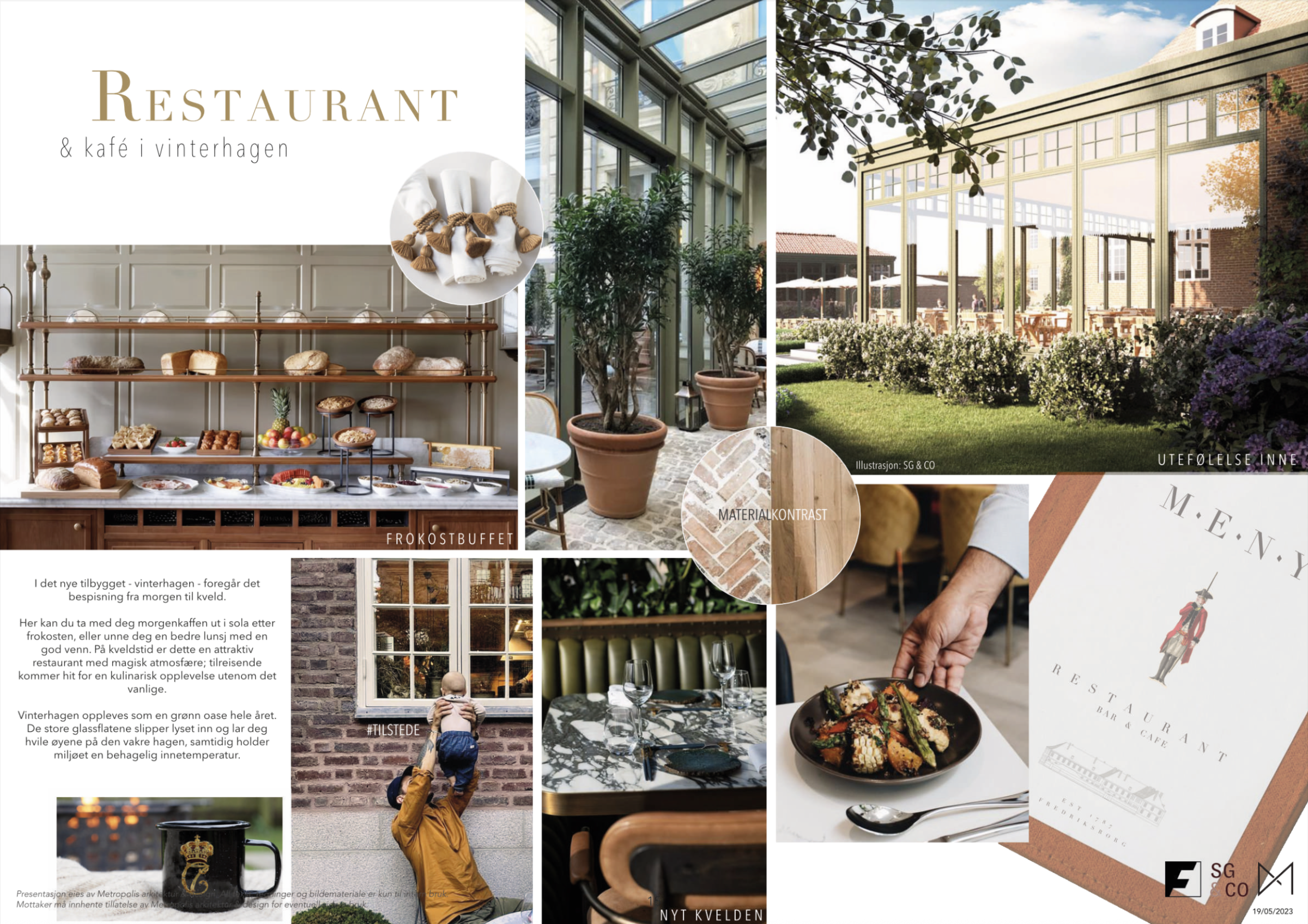 Restaurant & Kafé i Vinterhagen