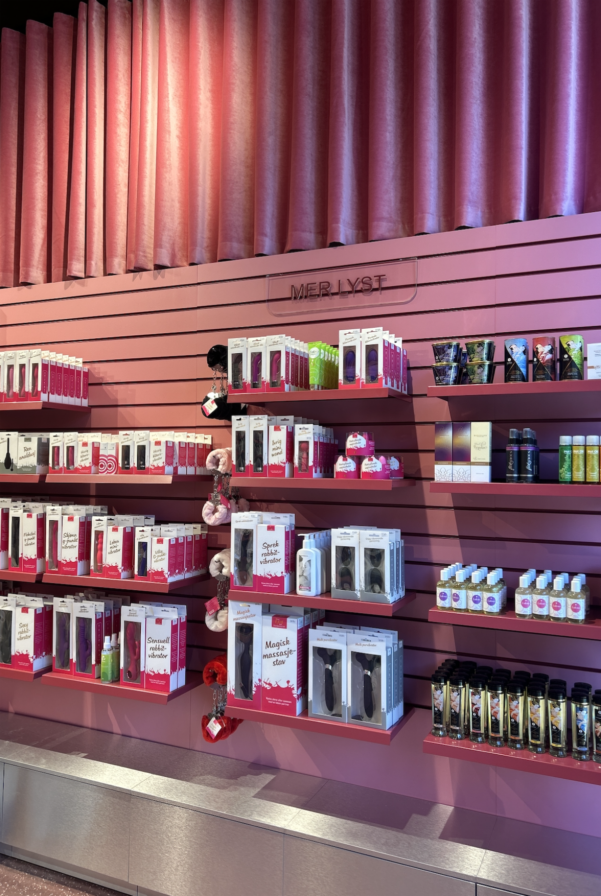 Merlyst butikks display
