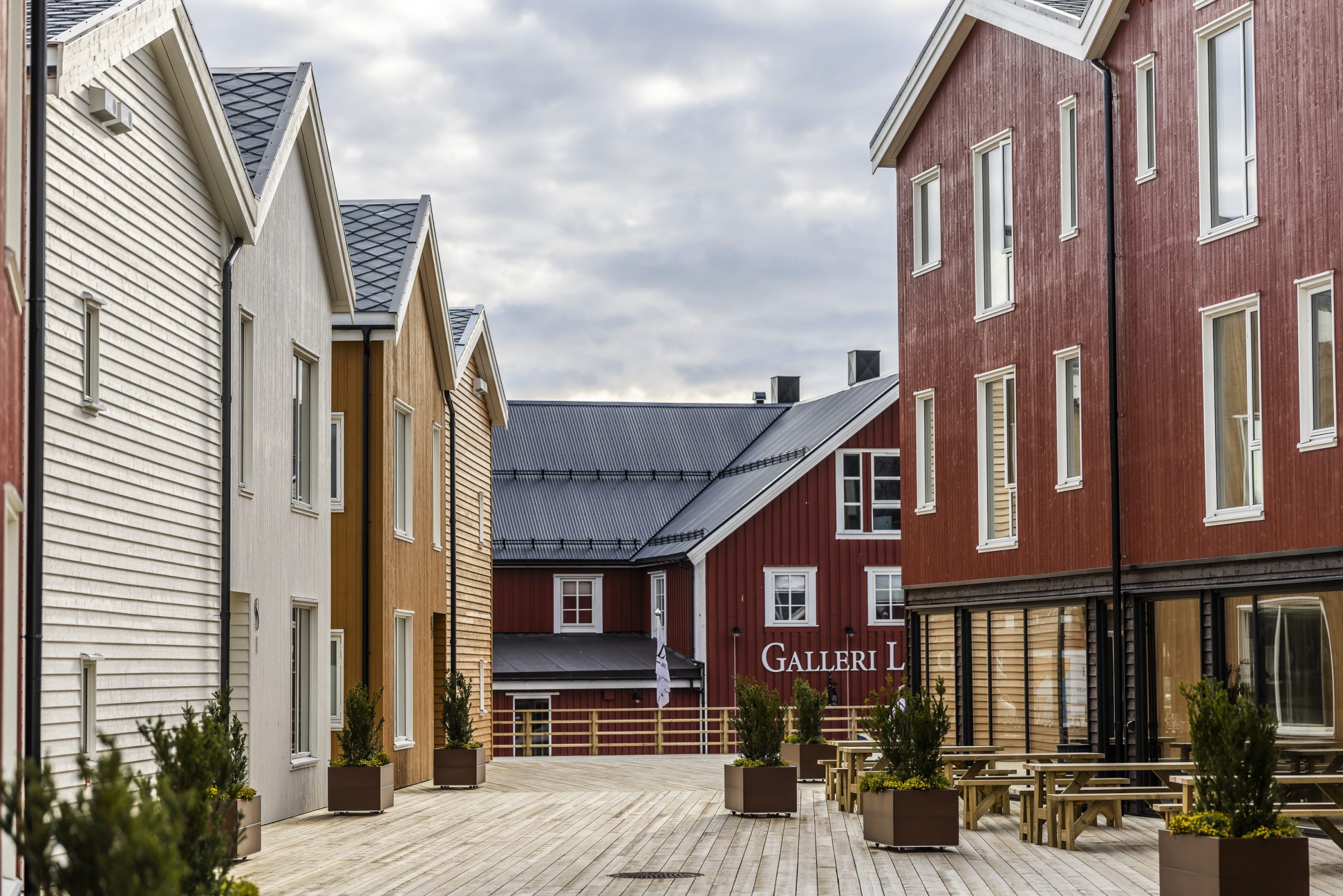 Boliger og galleri i moderne nordisk stil