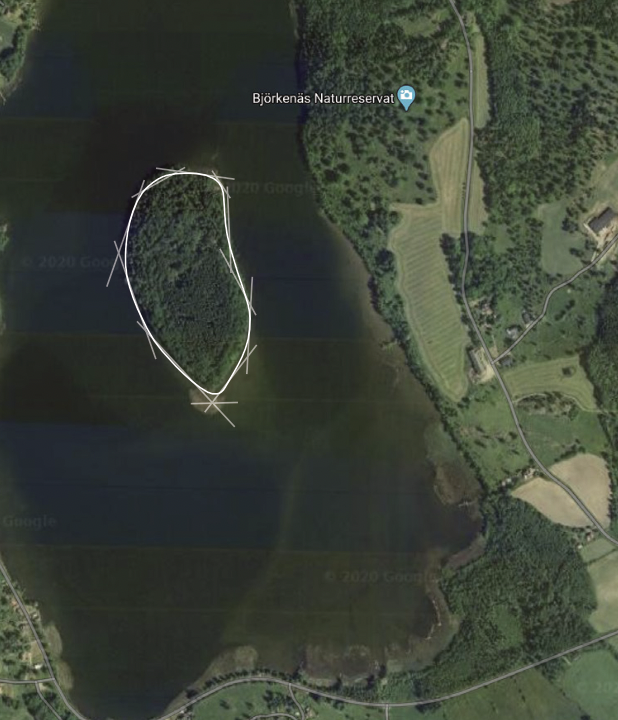 Øy i Bjørkenæs Naturreservat