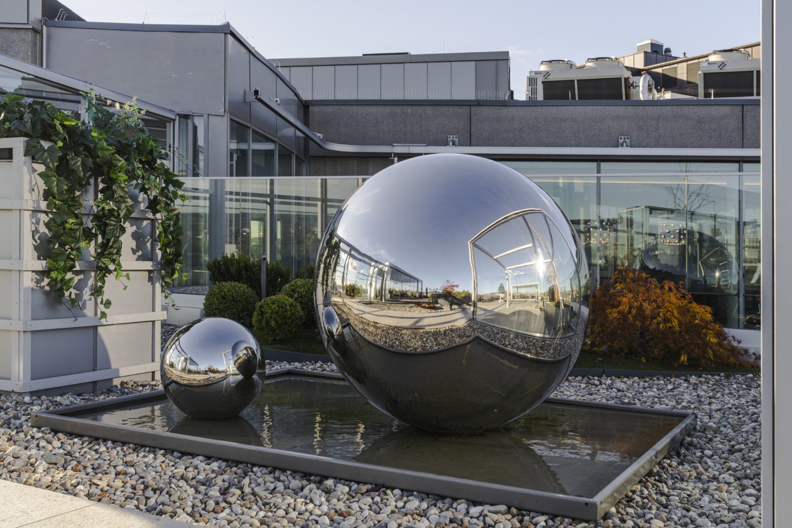 Takterrasse på Tjuvholmen